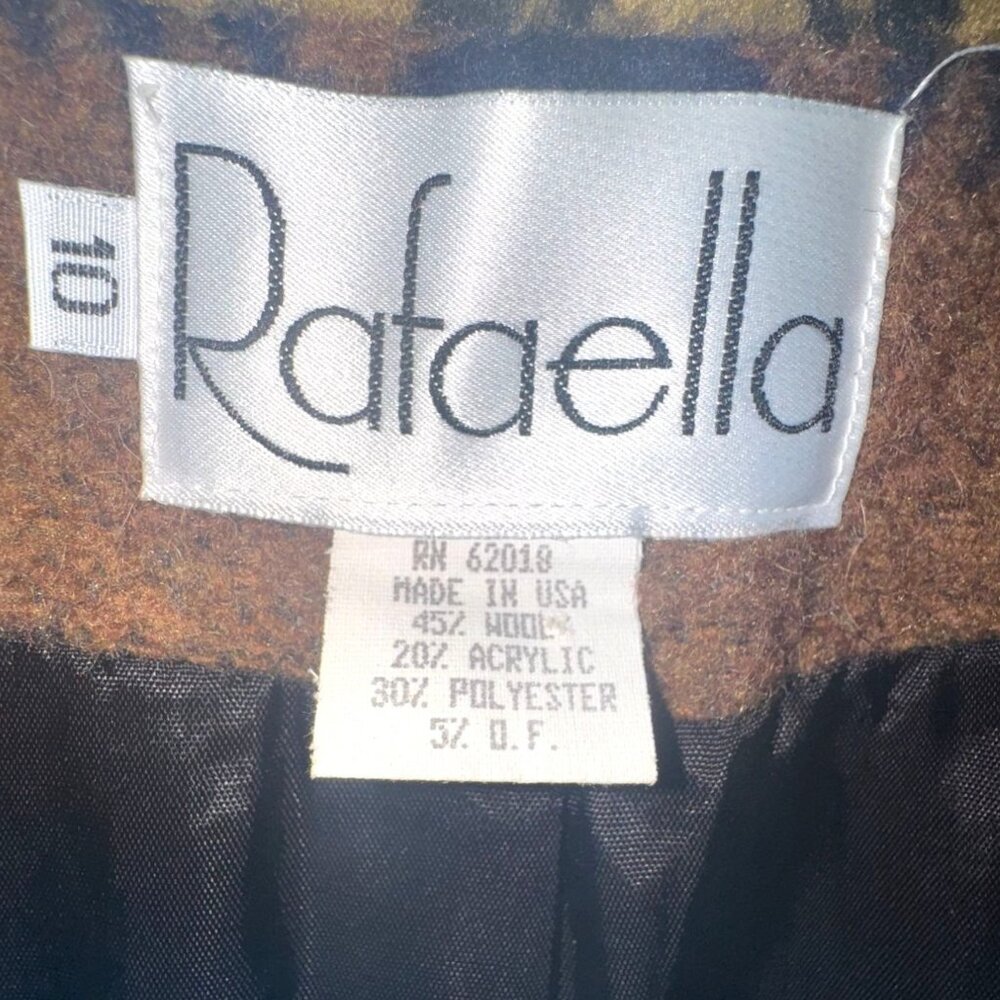 Rafaella Womens Southwestern Style Jacket M Wool Blend Button Front - Picture 2 of 8